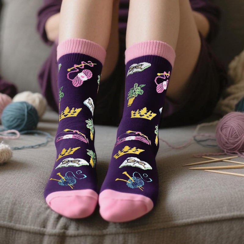 GOLIN Store Novelty Socks for Women - Funny Gifts for Her, Mom, Grandma and Coworker - Image 4